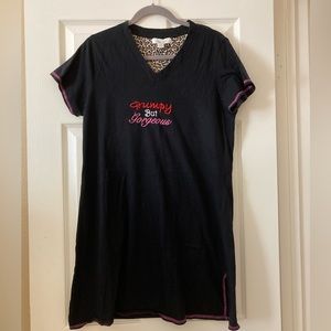 “Grumpy but Gorgeous” Nightie - Sleep Shirt .(#2)